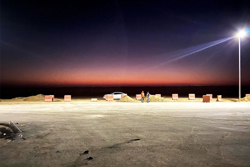 street lights project in Saudi Arabia 3